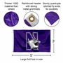 Northwestern Wildcats Logo 3x5 Flag