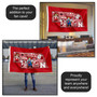 Nebraska Cornhuskers Mosaic Logo Flag