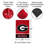 Georgia Bulldogs Wordmark Logo House Banner Flag