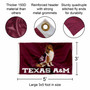 Texas A&M Aggies Mascot Logo 3x5 Flag