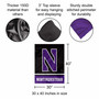 Northwestern Wildcats Wordmark Logo House Banner Flag