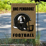 UNC Pembroke Braves Helmet Garden Flag and Yard Banner