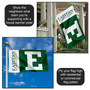 Eastern Michigan Eagles Logo 3x5 Flag