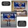 New York Knicks 3 Time Champions 3x5 Banner Flag