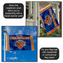 New York Knicks NBA Champions 2026 Banner Flag
