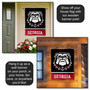 Georgia Bulldogs Dawg Logo Black House Banner Flag