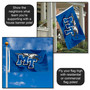 Middle Tennessee Blue Raiders Logo 3x5 Flag