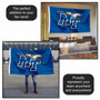 Middle Tennessee Blue Raiders Logo 3x5 Flag
