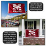 Morehouse Maroon Tigers Wordmark Logo 3x5 Flag
