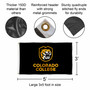 Colorado College Tigers Logo Black 3x5 Flag