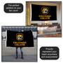 Colorado College Tigers Logo Black 3x5 Flag