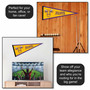 Williams College Ephs 12 in X 30 in Wordmark Logo College Pennant