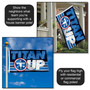 Tennessee Titans Titan Up Flag Large Banner