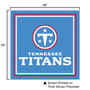 Tennessee Titans Logo Tablecloth 48 Inch Table Cover