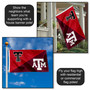 Texas Tech vs Texas A&M House Divided 3x5 Flag