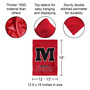Monmouth College Fighting Scots Logo Garden Flag