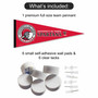 Tampa Spartans Banner Pennant with Tack Wall Pads