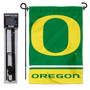 Oregon Wordmark Logo Garden Flag and Flagpole