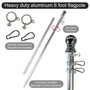 Ohio State University Black Flag Pole and Bracket Kit