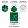 Eastern Michigan Eagles Wordmark Logo House Banner Flag