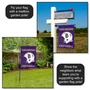 James Madison Dukes Helmet Garden Flag and Yard Banner
