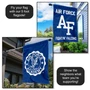 Air Force Falcons Logo Two Sided House Flag