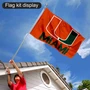 Hurricanes Orange Flag Pole and Bracket Gift Package