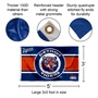 Detroit Tigers Retro Orange Stripe Flag Pole and Bracket Kit