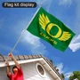 Oregon Wings Logo Flag Pole and Bracket Gift Package