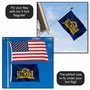 Drexel Dragons Logo 2x3 Foot Small Flag