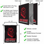 Jacksonville State Gamecocks Logo Black Garden Flag and Yard Banner
