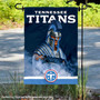 Tennessee Titans Realistic Mascot Garden Yard Banner Flag