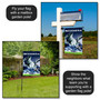 Seattle Seahawks Realistic Mascot Garden Yard Banner Flag