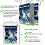 Seattle Seahawks Realistic Mascot Garden Yard Banner Flag