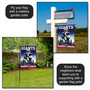 NY Giants Realistic Mascot Garden Yard Banner Flag