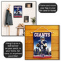 NY Giants Realistic Mascot Garden Yard Banner Flag