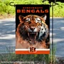 Cincinnati Bengals Realistic Mascot Garden Yard Banner Flag