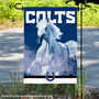 Indianapolis Colts Realistic Mascot Garden Yard Banner Flag