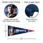 New England Patriots Realistic Mascot Pennant Banner Flag