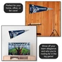 Dallas Cowboys Realistic Mascot Pennant Banner Flag