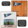 Seattle Seahawks Realistic Mascot Pennant Banner Flag