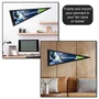Seattle Seahawks Realistic Mascot Pennant Banner Flag