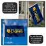 Texas A&M Commerce Lions Logo 3x5 Flag