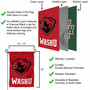 Washington University in St. Louis Bears Dual Logo Garden Flag