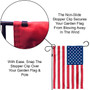 Garden Flag Stand Pole with Stopper Clip