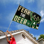 Milwaukee Bucks Fear the Deer Logo 3x5 Flag