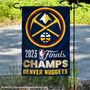 Denver Nuggets NBA 2022 2023 Finals Champions Garden and Yard Flag