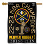 Denver Nuggets 2023 NBA Champions House Flag
