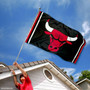 Chicago Bulls Black Team Flag