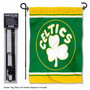 Boston Celtics Hardwood Classics Garden Flag and Flag Pole Stand